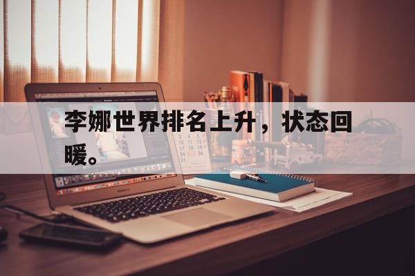 李娜世界排名上升，状态回暖。